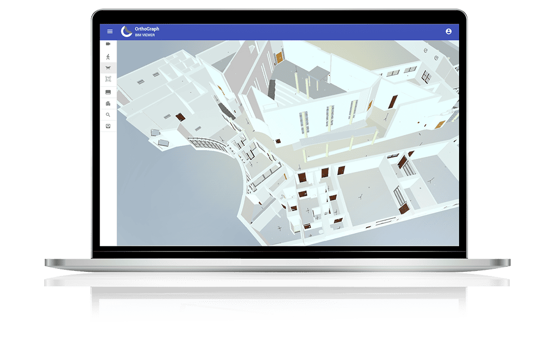 Britannica International School, Budapest, BIM viewer OrthoGrap Pro with all tools needed