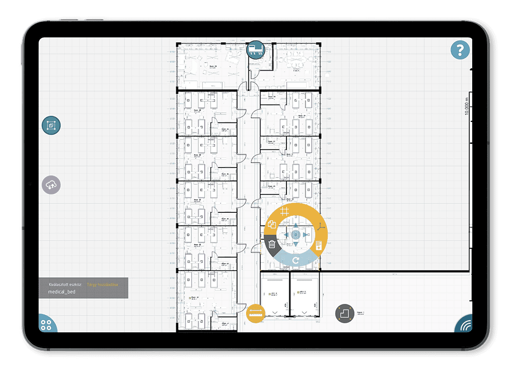 Hospital floor plan
